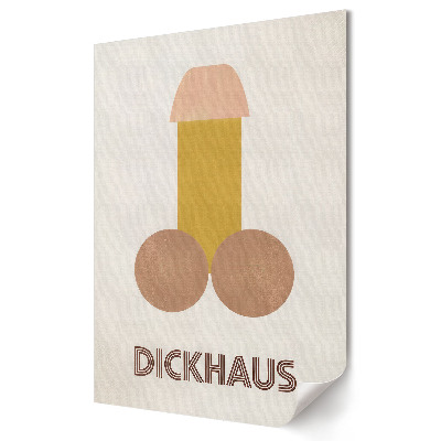 Nástěnná grafika na plátně Humorná erotická grafika