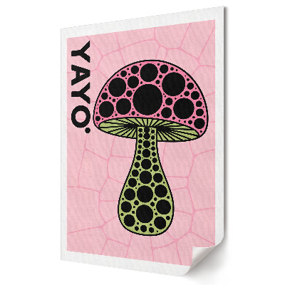 Moderní grafika na plátně Barevná ilustrace hub od YAYO
