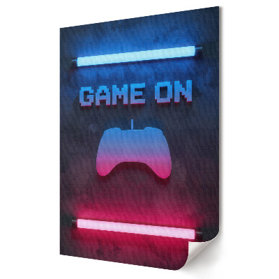 Plakát na zeď Hraní v plném neonovém světle