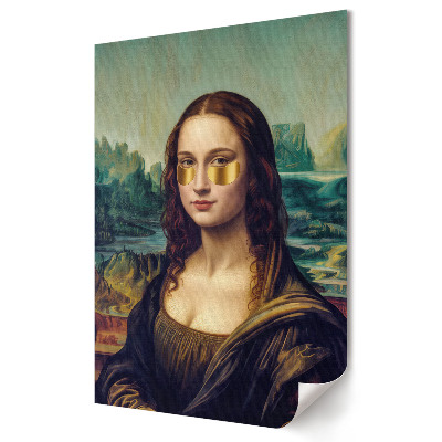 Tisk na plátno Mona Lisa v moderním stylu