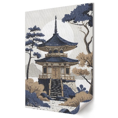 Tisk na plátno Klid v japonské zenové krajině