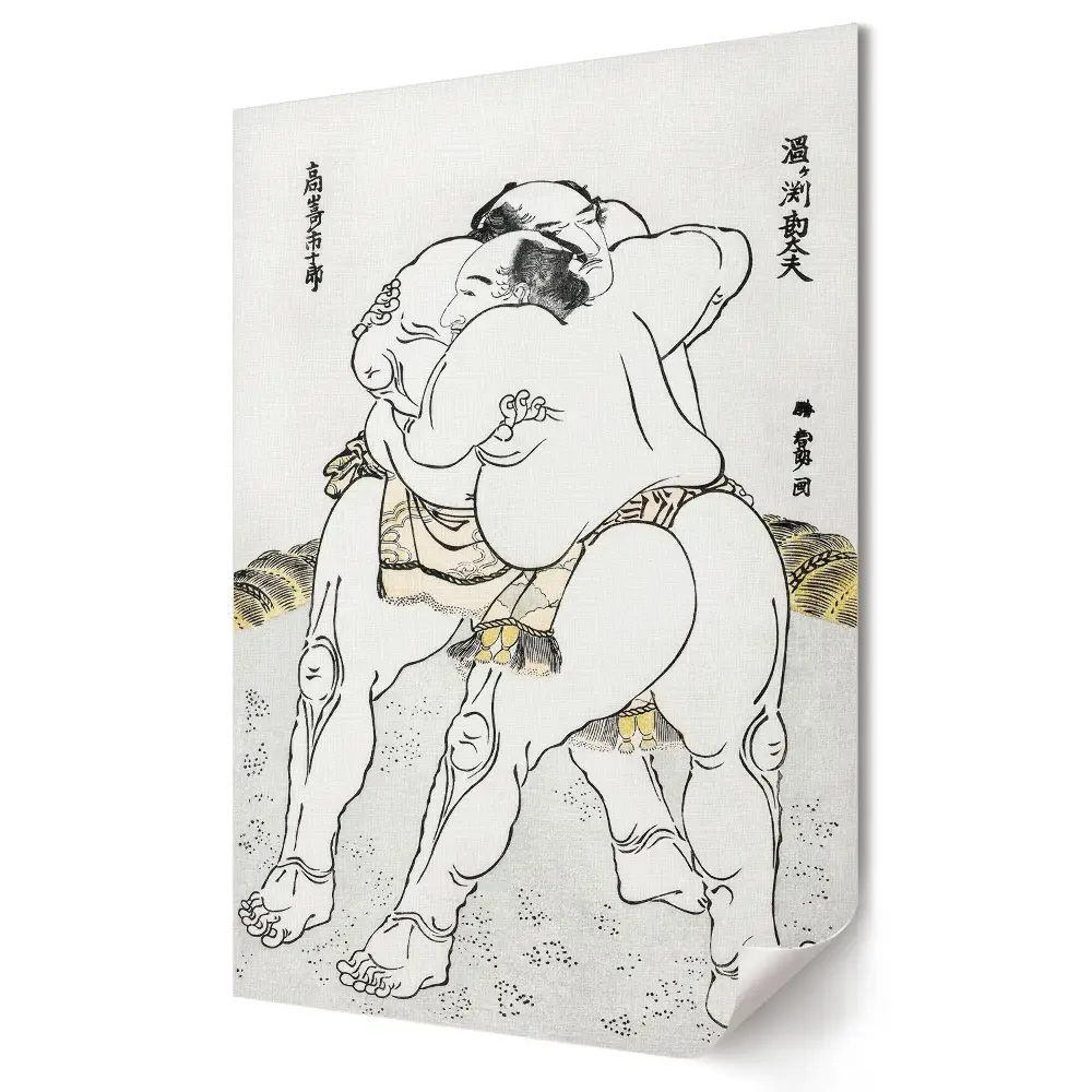 Moderní obraz na plátně Tradiční japonské sumo