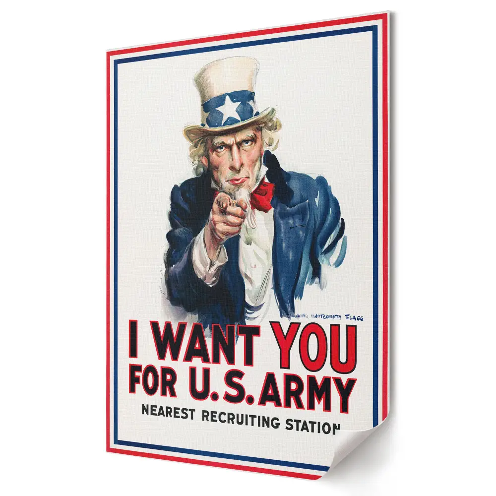 Nástěnný plakát Přidejte se k armádě Spojených států