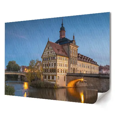 Plakát z vlastní fotografie Malebný výhled na historickou budovu