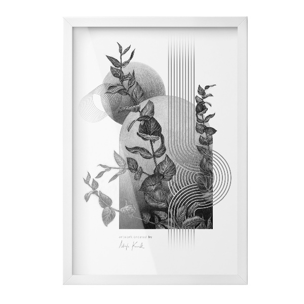 Bílý závěsný fotorámeček 40x60 cm