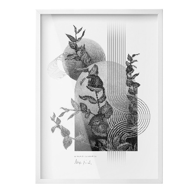 Bílý závěsný fotorámeček 50x70 cm