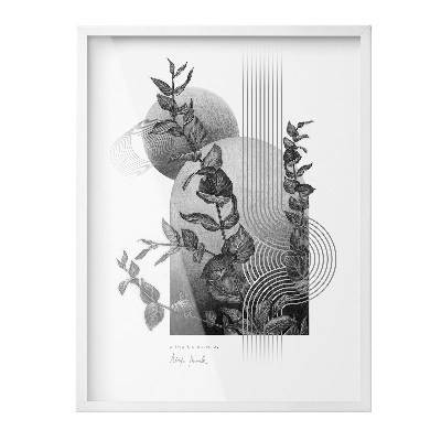 Bílý fotorámeček na stěnu 60x80 cm