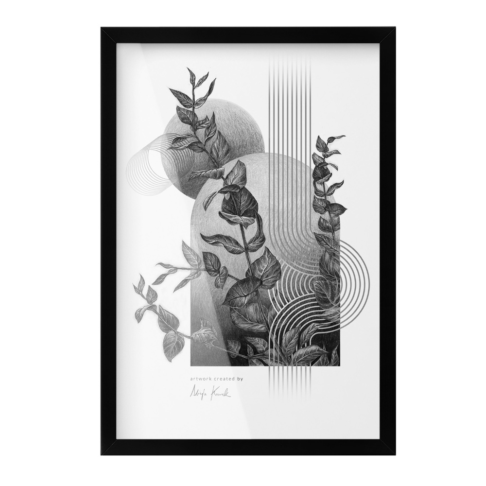 Černý fotorámeček 40x60 cm