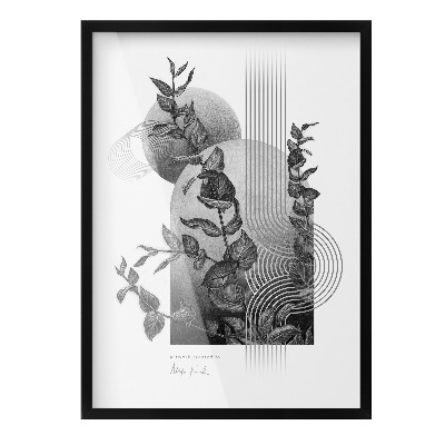 Černý závěsný fotorámeček 50x70 cm