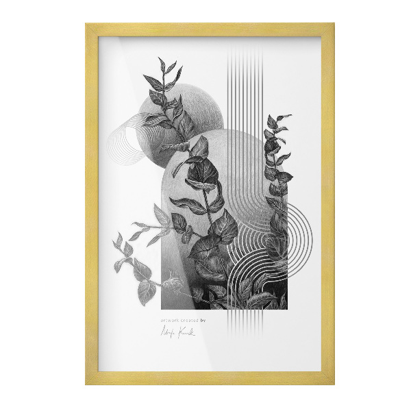 Zlatý designový fotorámeček 40x60 cm