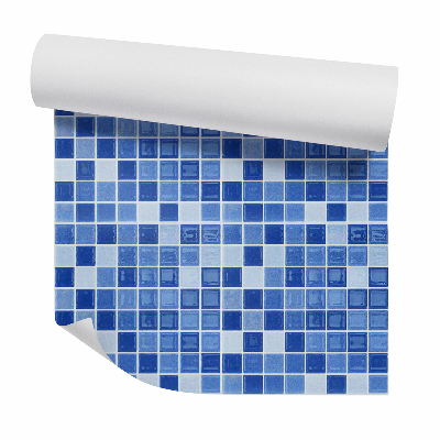 Samolepící tapeta Abstraktní modré čtverce