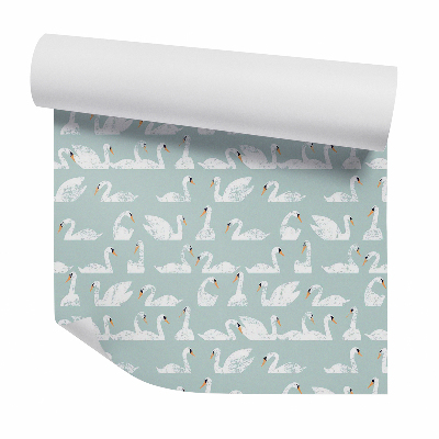 Tapeta na zeď Rodina labutí