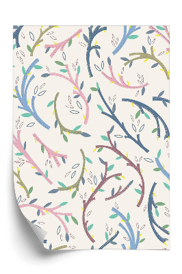 Tapeta Vzor barevných hálek