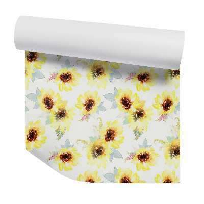 Samolepící tapeta Pastelové slunečnice