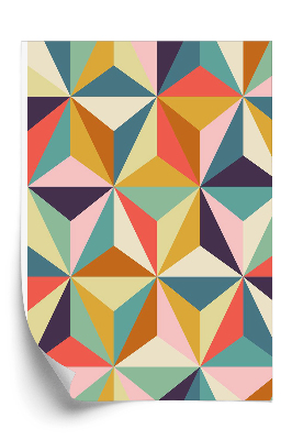 Tapeta Retro geometrický vzor