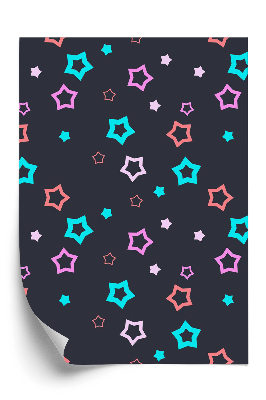 Samolepící tapeta Hvězdy na tmavém pozadí