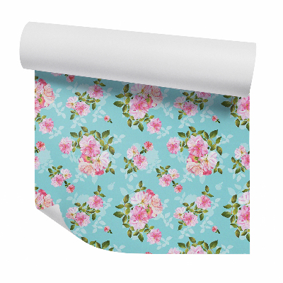 Samolepící tapeta Růžové abstraktní kytice