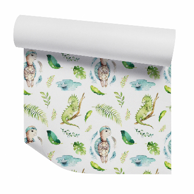 Tapeta Zvířata mezi listy a větvemi