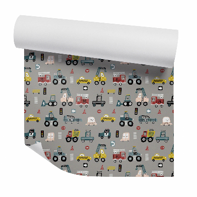 Samolepící tapeta Zábavná vozidla tmavé znaky