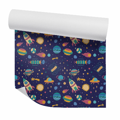 Tapeta na zeď Vesmírná raketa galaxie