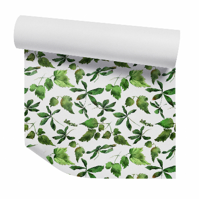 Tapeta Dekorativní zelené listy