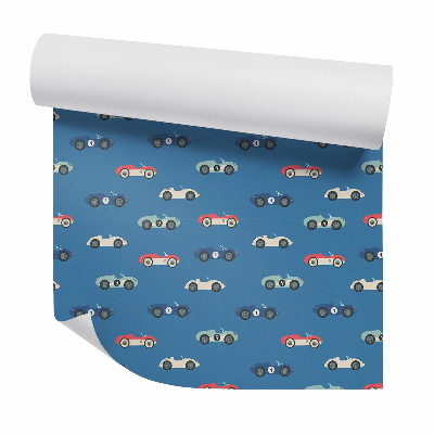 Samolepící tapeta Závodní auta 60. léta