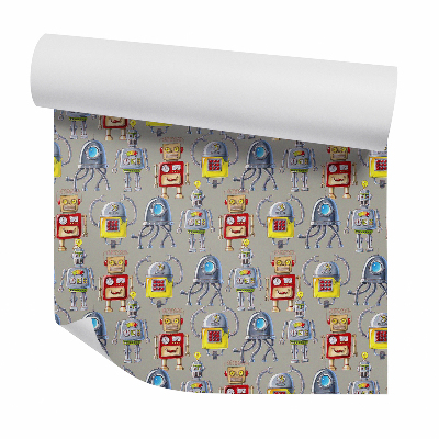 Samolepící tapeta Velcí automatičtí roboti fikce