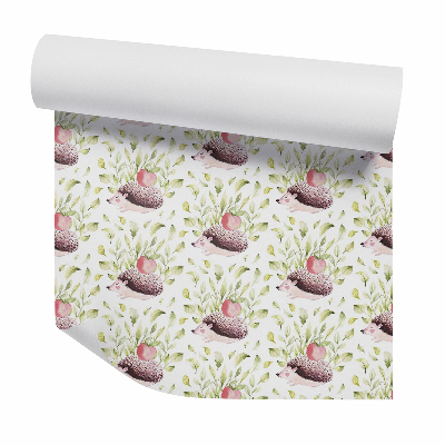 Tapeta na zeď Malý ježek s jablkem