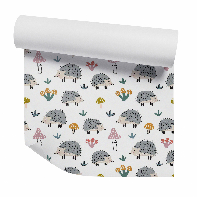 Samolepící tapeta Spící lesní ježek