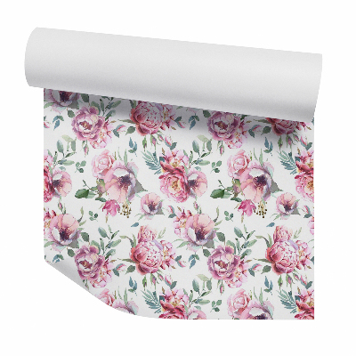 Tapeta Růžové pastelové květiny