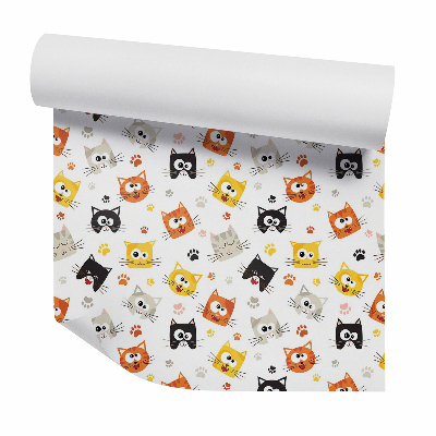 Samolepící tapeta Bláznivé dětské kočky