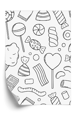 Tapeta Černobílé sladkosti