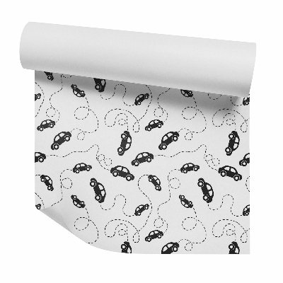 Tapeta Ztracené auto černobíle