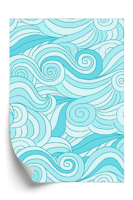 Tapeta Vodní oceán modré vlny