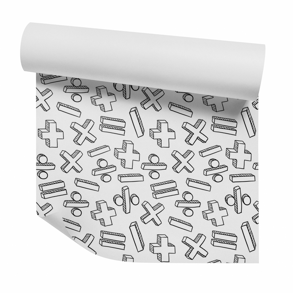 Tapeta na zeď Prostorové matematické znaky