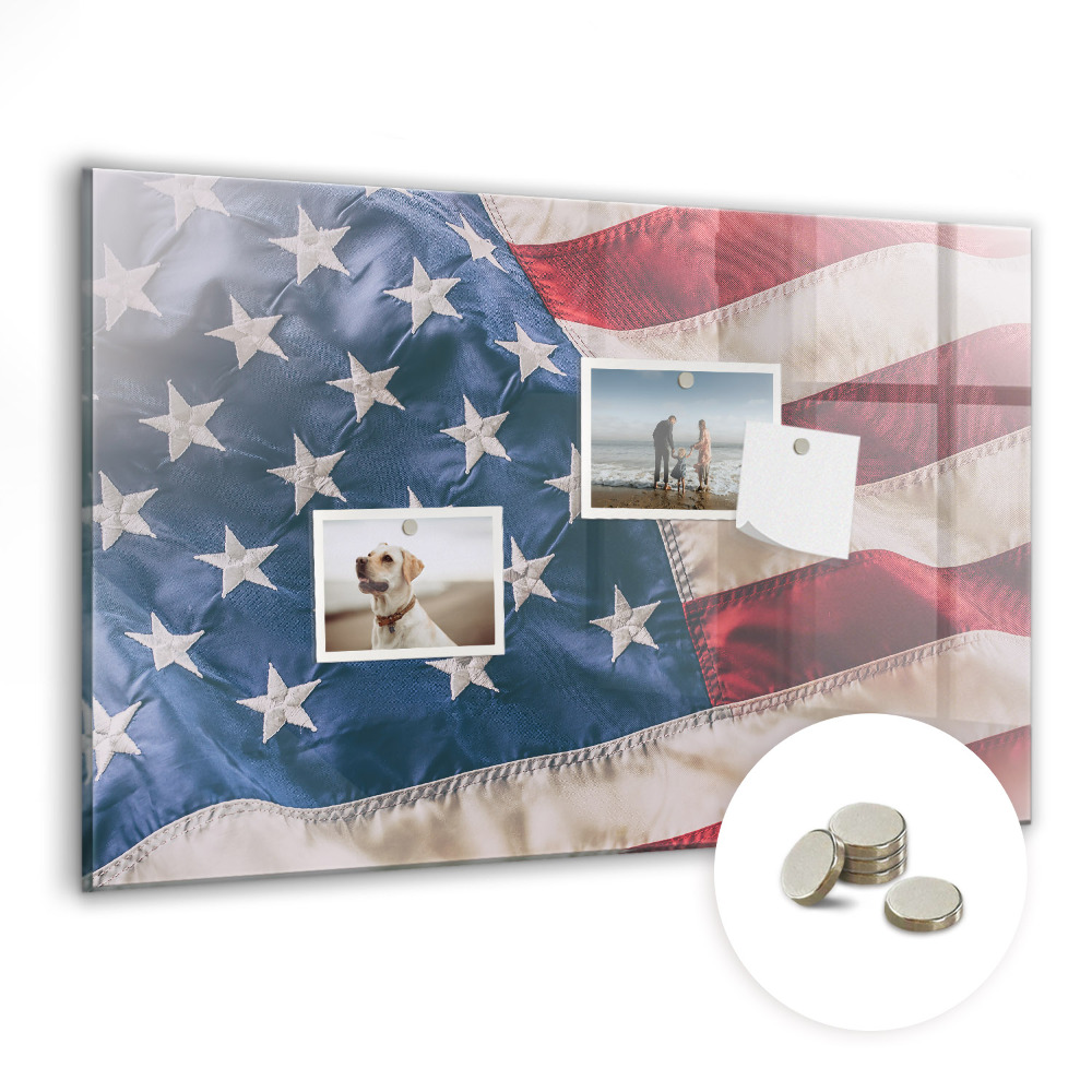 Magnetická tabule na zeď Vlajka Spojených států