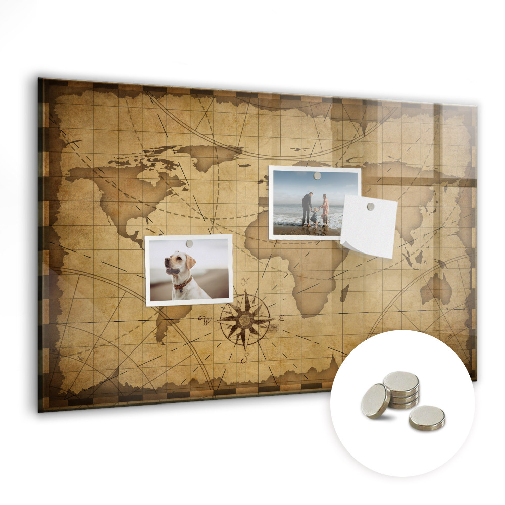 Magnetická tabule Mapa pokladů
