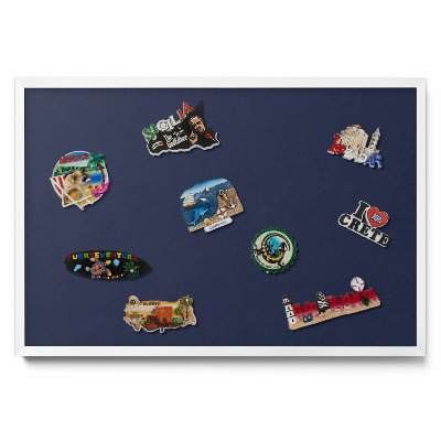 Tabule na magnety z cest Tmavě námořnická barva