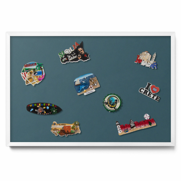 Tabule na magnety Tmavě mořská barva