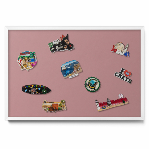 Tabule na magnety Pastelově růžová barva