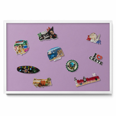 Magnetická tabule na magnety Pastelově fialová barva