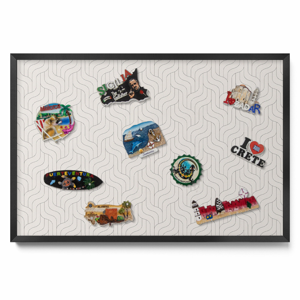 magnetická tabule na magnety Pravidelný lineární vzor