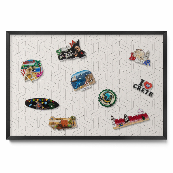 magnetická tabule na magnety Pravidelný lineární vzor