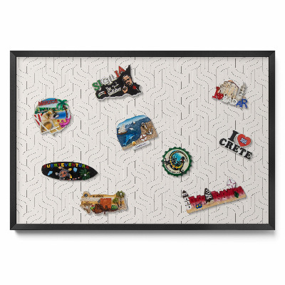 magnetická tabule na magnety Pravidelný lineární vzor