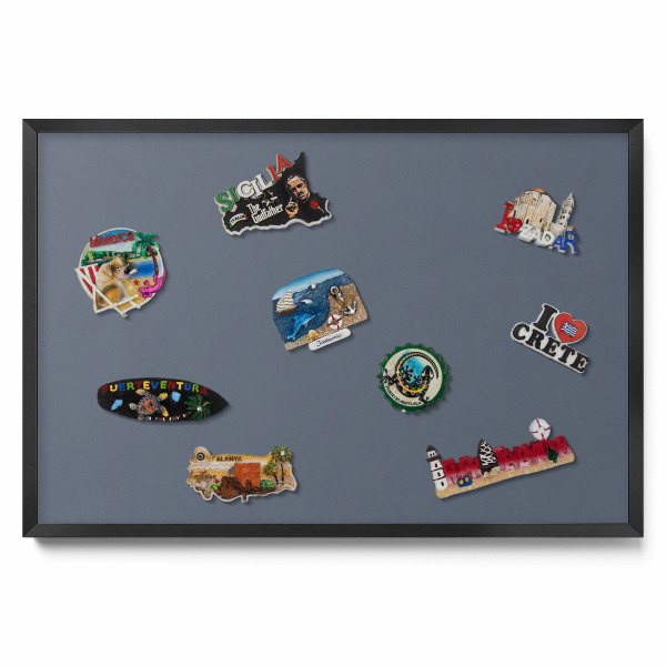 ozdobná tabule na magnety Studená šedá barva