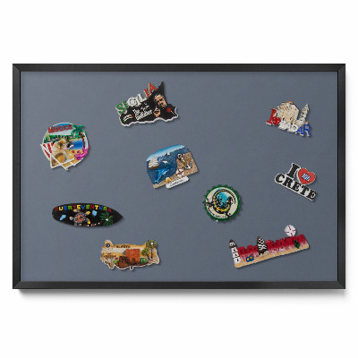 ozdobná tabule na magnety Studená šedá barva