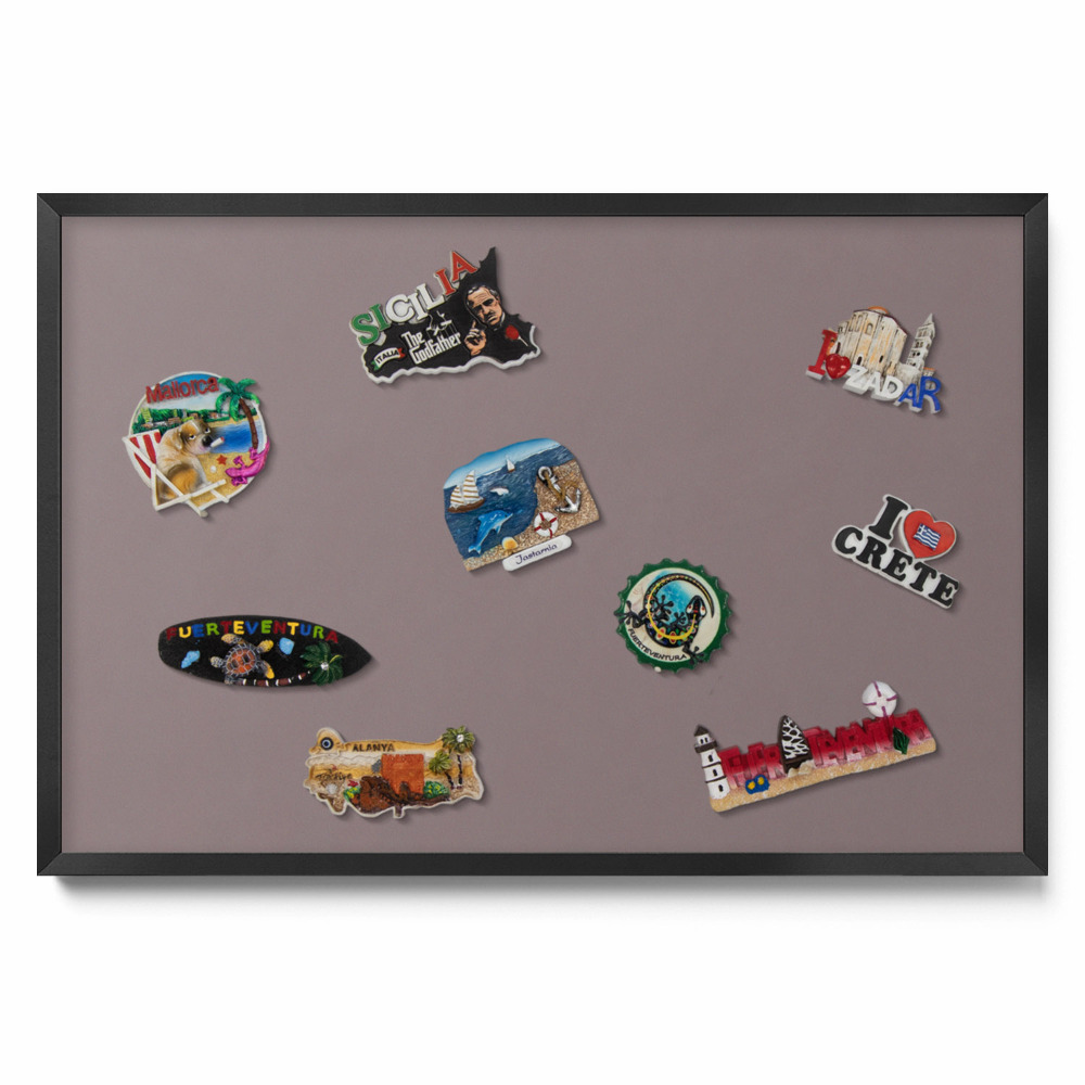 magnetická tabule na magnety Světle hnědá barva