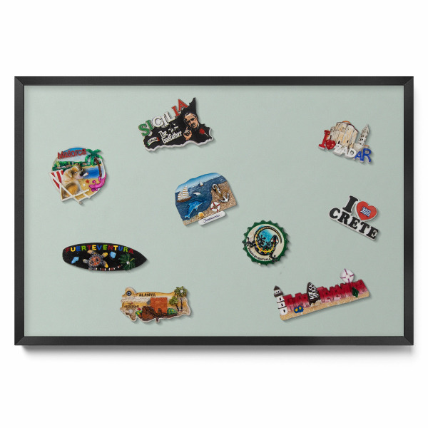 Tabule na magnety z cest Celadonská barva