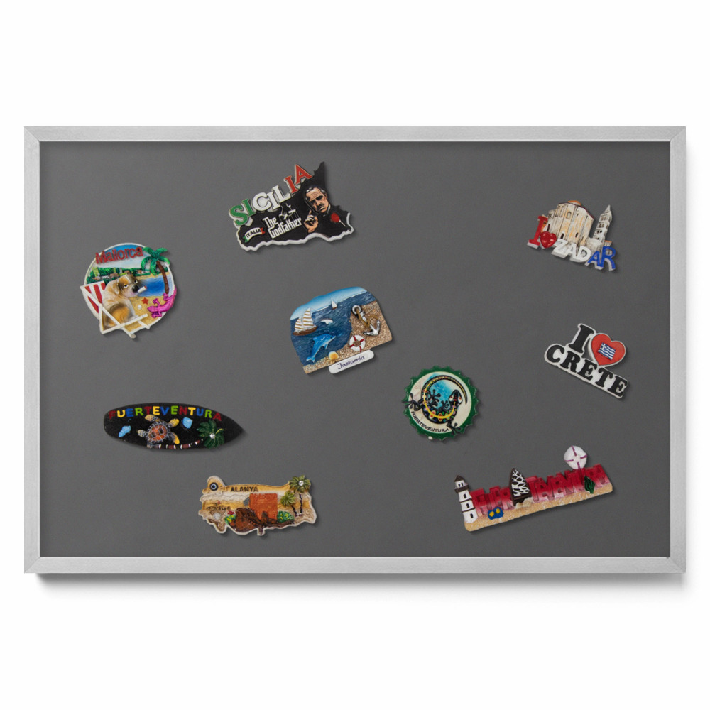 plechová tabule na magnety Barva tmavě šedá