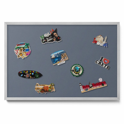 nástěnka na magnety Studená šedá barva